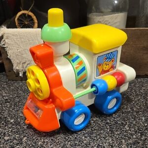 Vintage Playskool Busy Choo-Choo Train Baby Toddler 1982